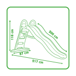 Tobogan cu Apa WaterFall Funny Smoby Water Slide